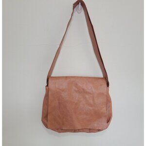 m0851 leather shoulder bag crossbody messenger pink leather